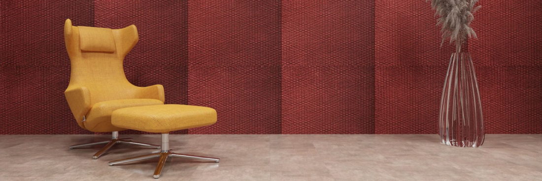artStone Raumfoto arcquitone knitt plum