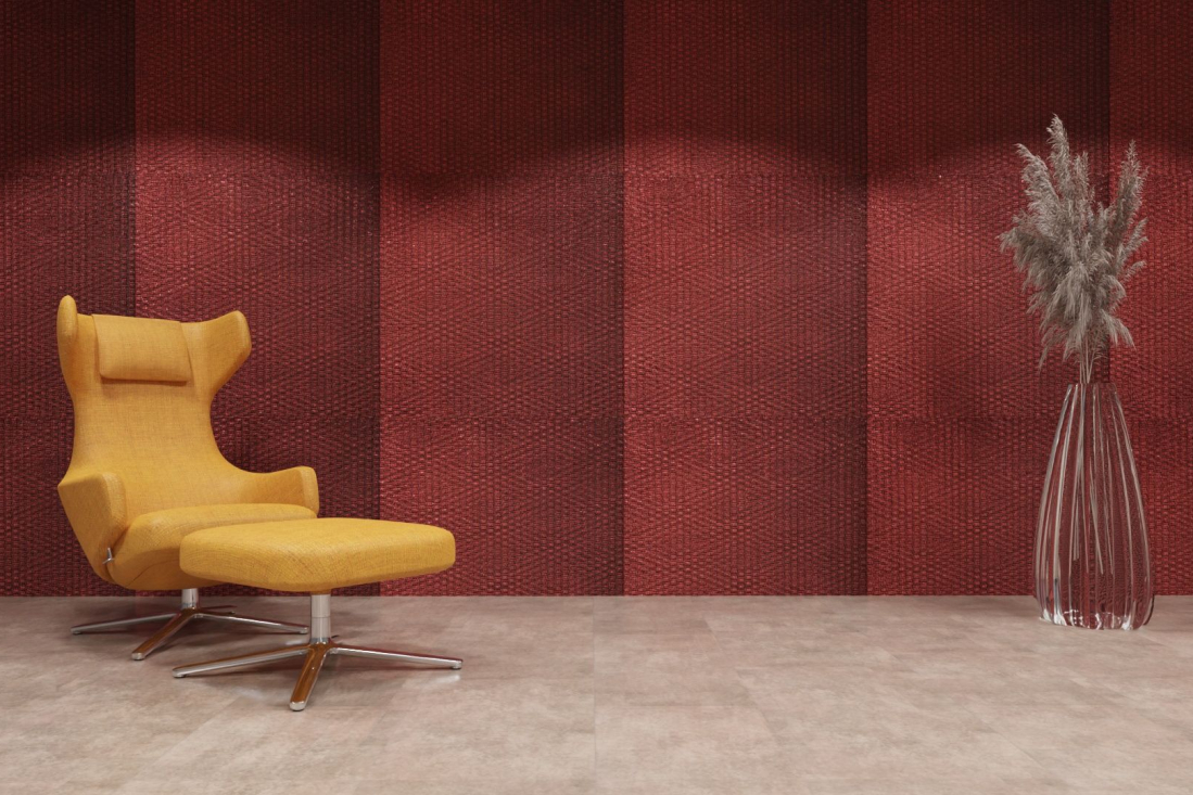 artStone Raumfoto arcquitone knitt plum