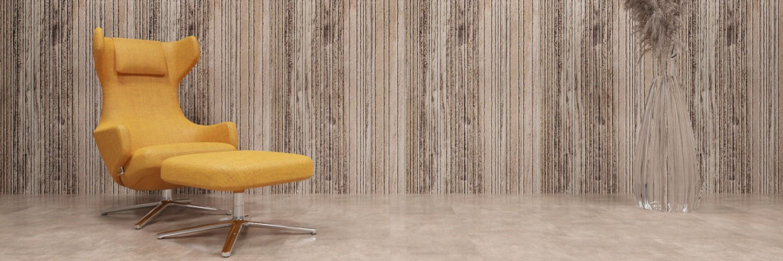 artStone Raumfoto arcquitone travertin volkorn walnut
