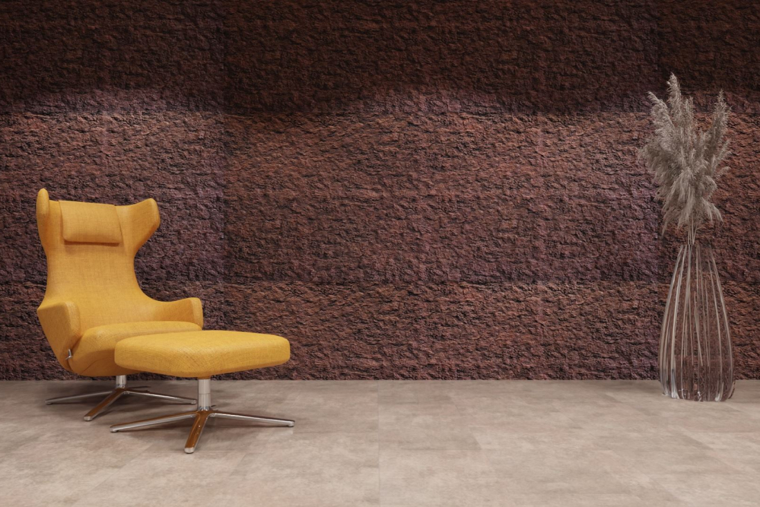 artStone Raumfoto magma carmin