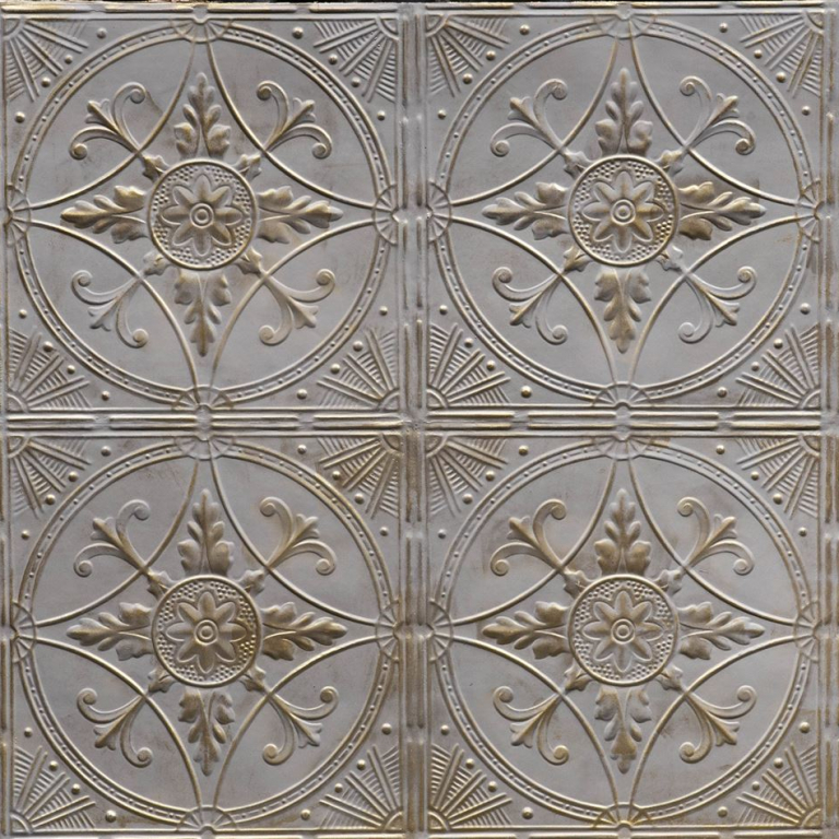 Broderie Fonce Dor - Artstone Wandpaneel