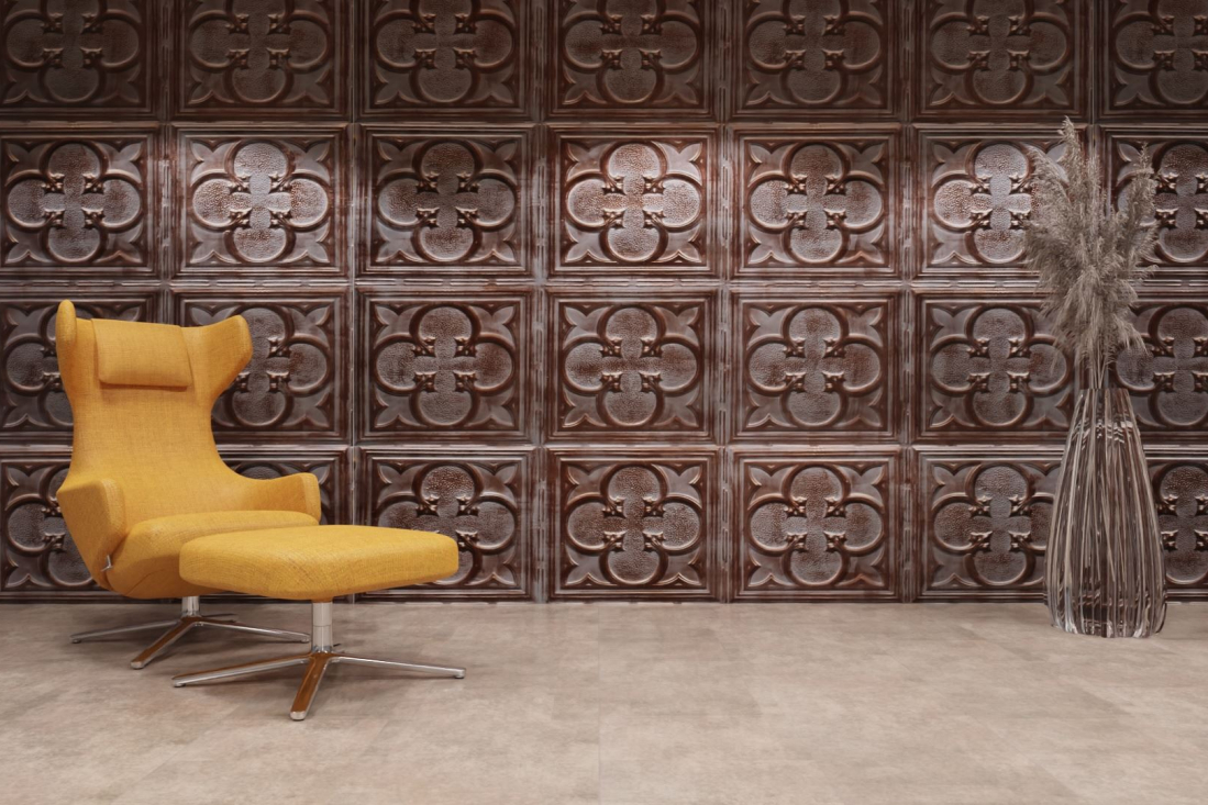 artStone Raumfoto Daisy fonce bronze