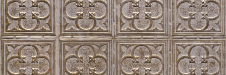 Daisy Creme Dor - Artstone Wandpaneel
