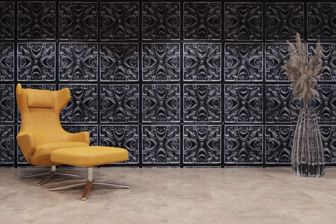 artStone Raumfoto fontenay noir argent