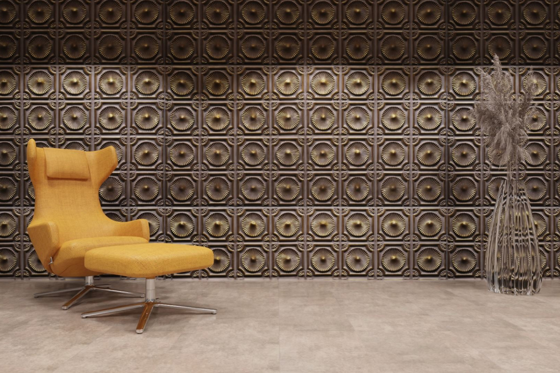 artStone Raumfoto vermont creme dor