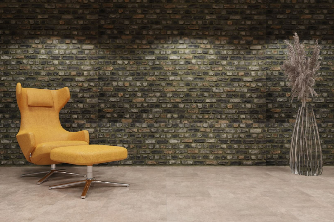 artStone Raumfoto ladrillo loft cue basalto cobriza 