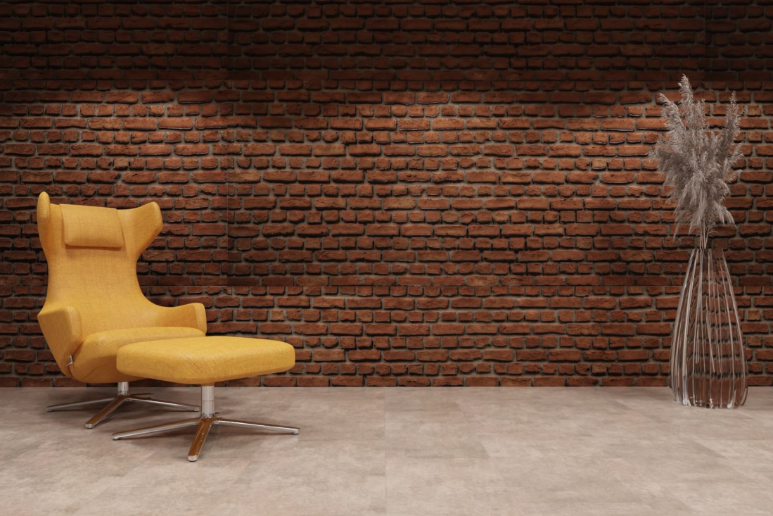 artStone Raumfoto ladrillo loft rojo effect