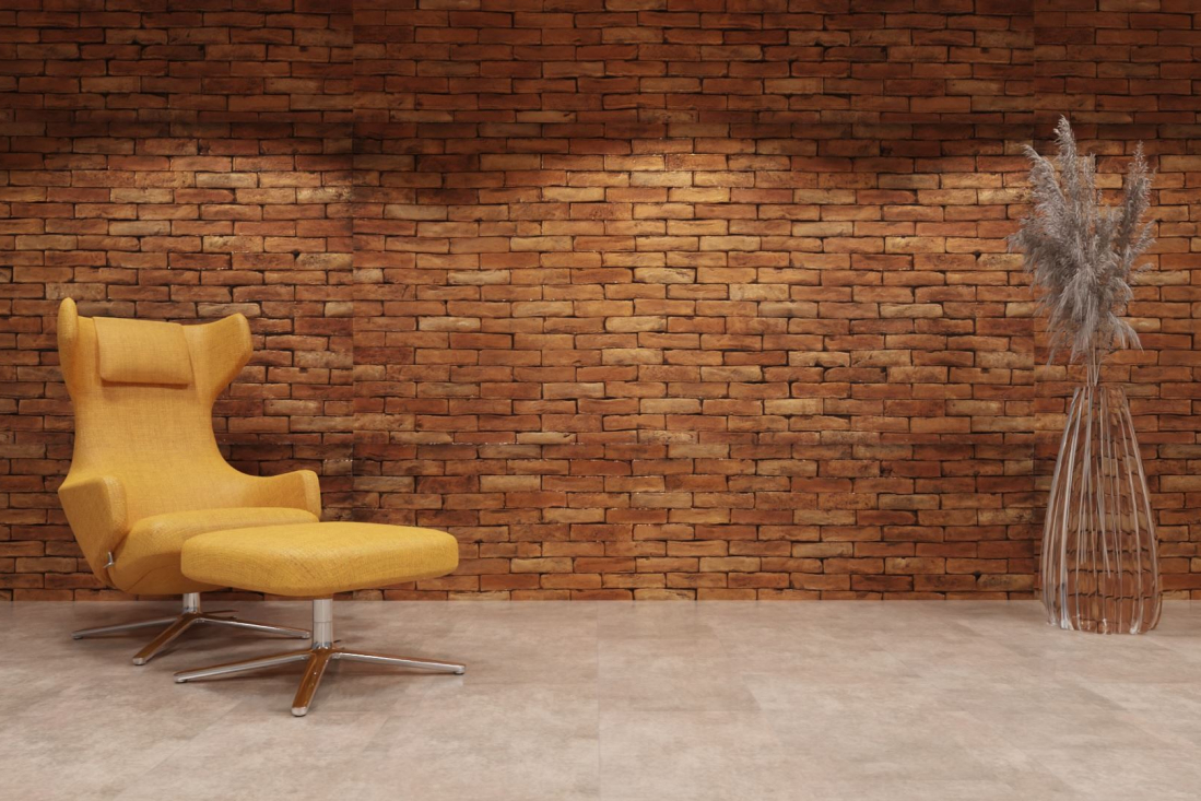 artStone Raumfoto ladrillo mansory rojo