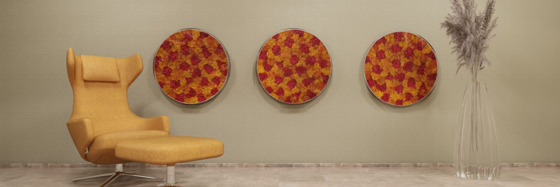 moosWalls framJ 800x800mm flores