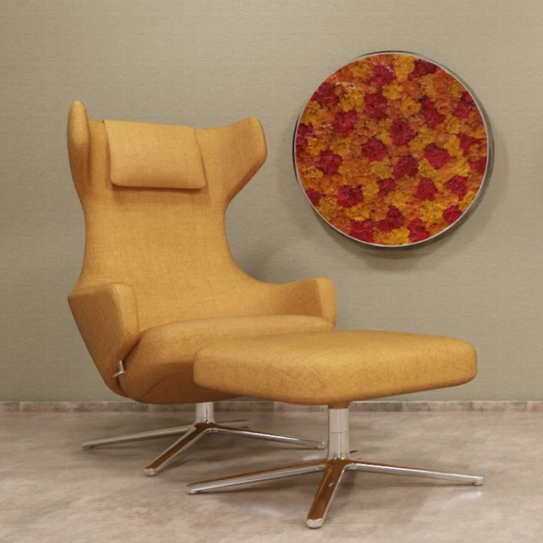 moosWalls framJ 800x800mm flores