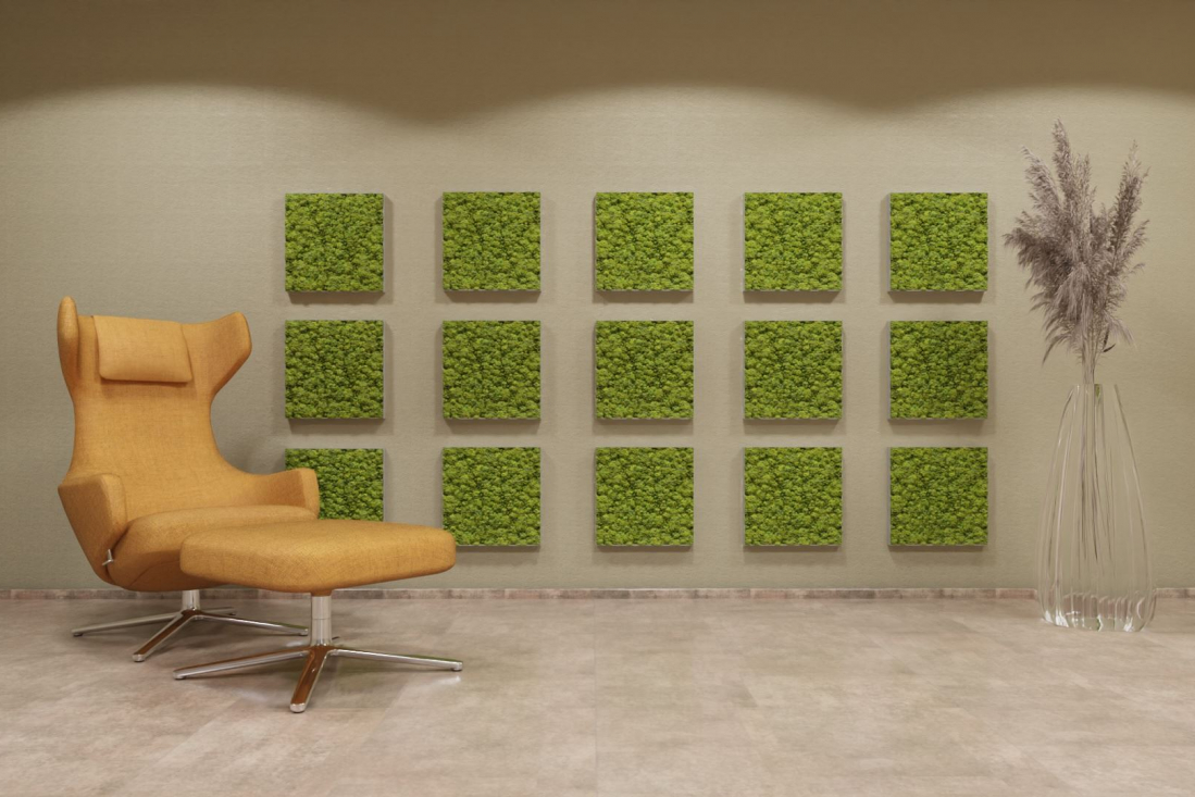 moosWalls frameQ 400x400 freshGreen