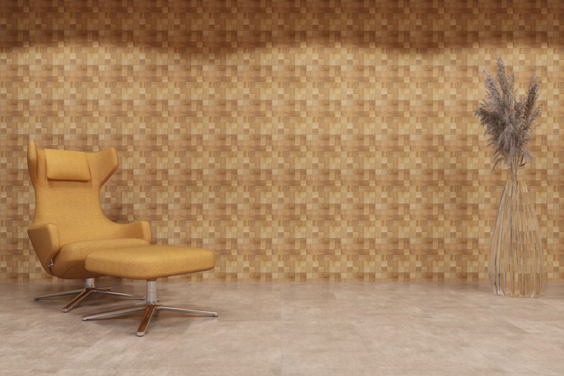 wodewa naturalWall mosaic 50 Ramfoto eiche natur roh geoelt