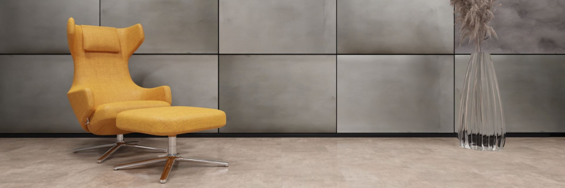 xStone acuStone Akustikpaneele 120x80 concrete grey smooth