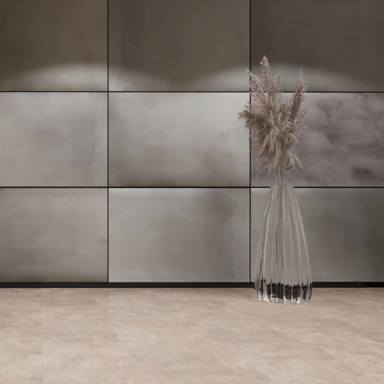xStone acuStone Akustikpaneele 120x80 concrete grey smooth