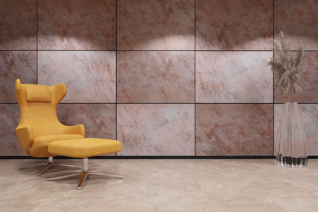 xStone acuStone Akustikpaneele 120x80 slate rubrum