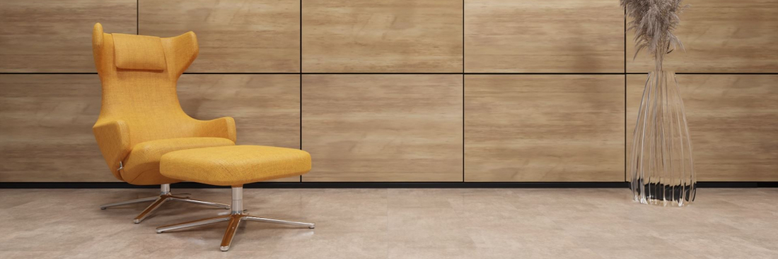 xStone acuStone Akustikpaneele 120x80 travertin flavum