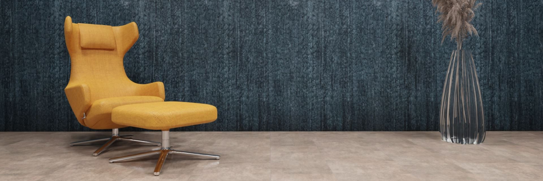 xStone mineralwand flexroll fireplank ocean Raumfoto